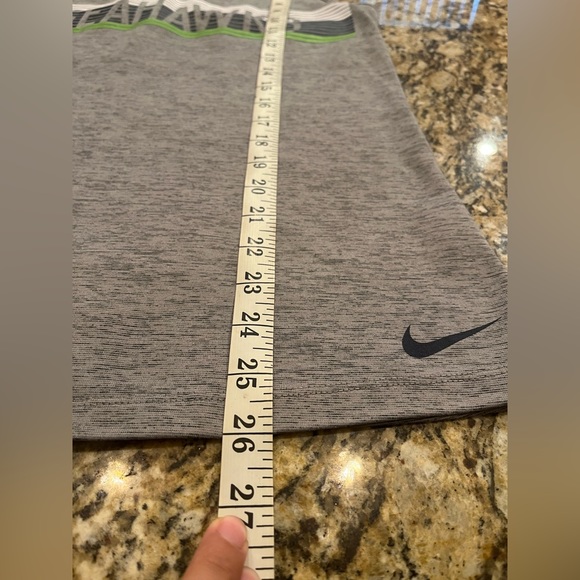 Nike Team Apparel Heathered Charcoal Seattle Seahawks Touch Performance Tank Top - Picture 6 of 6